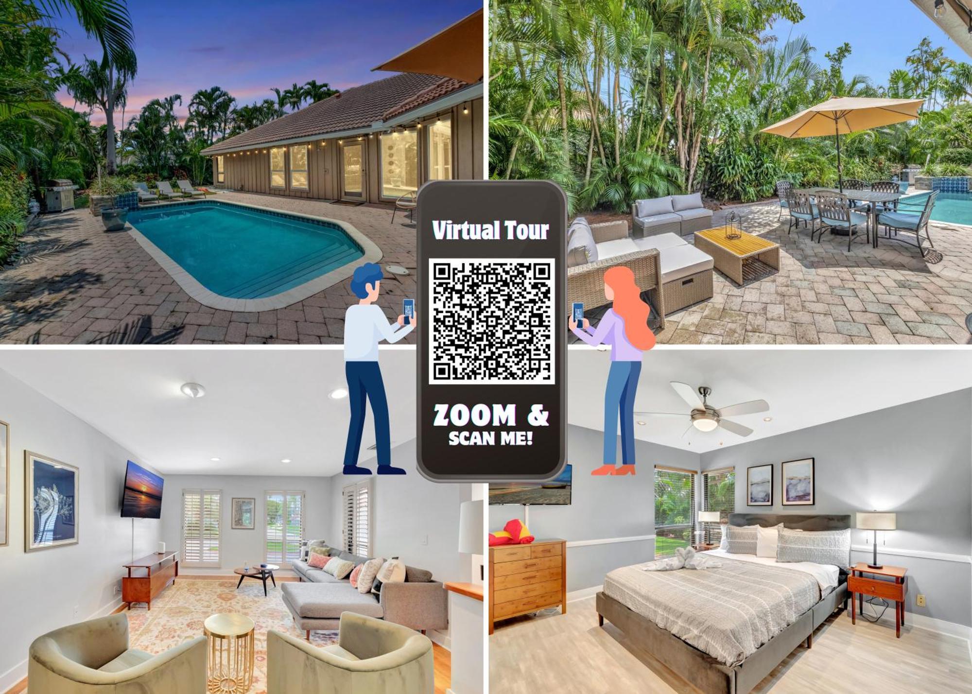Idyllic Boca Pool Home: 4/2.5 + Study-fau & Mizner * Boca Raton