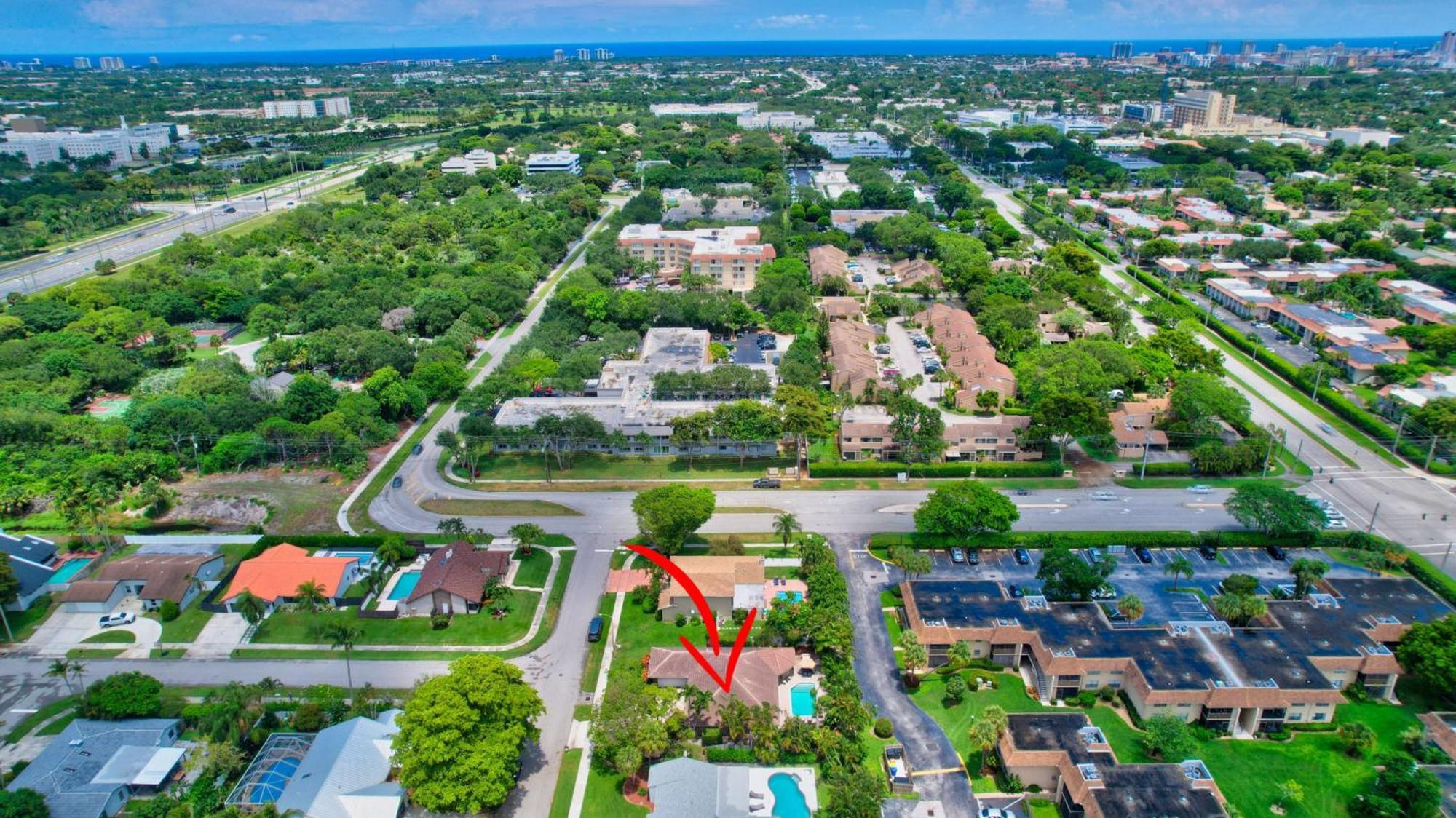 Villa Idyllic Boca Pool Home: 4/2.5 + Study-fau & Mizner Boca Raton
